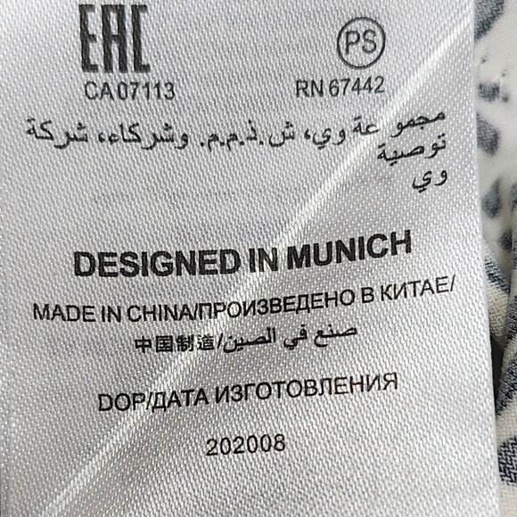 Oui Women's Off White/Black Lace Print Tank Top Size 8 - Picture 10 of 10